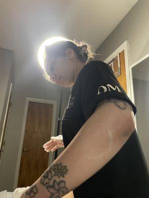 #clientveiw mobile waxing appointment!