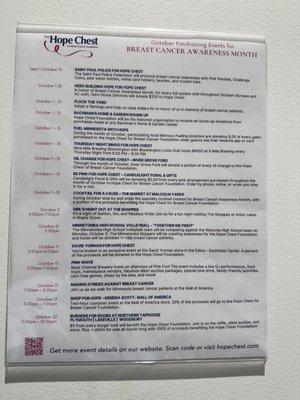 Hope Chest For Breast Cancer Resale Shop