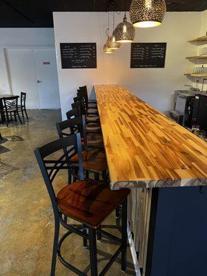 Plenty of bar seating