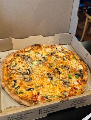 Awesome Pizza and Love the Crust!!! Ken P.