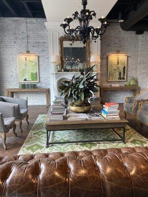 Oliver + Tate's waiting area