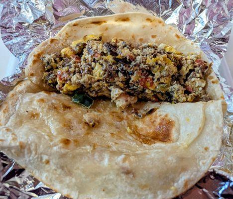 Machacado a la mexicana