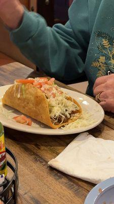 À la cart taco supreme! Huge!