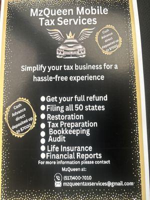 MzQueen Tax Services