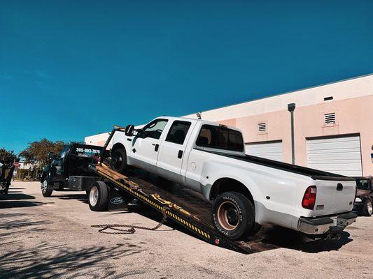 Big dually on our old truck