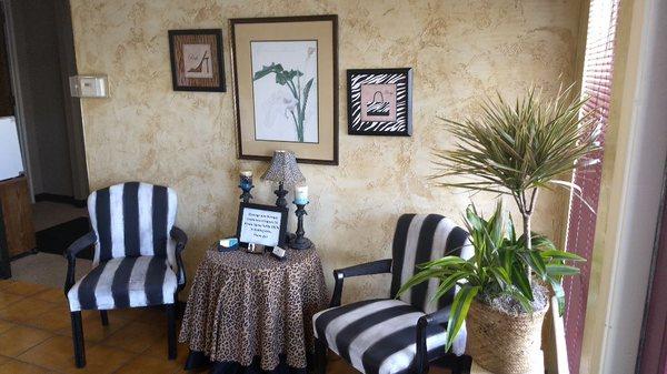 Primary office waiting area