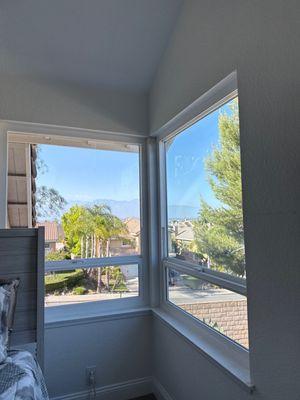 Chino Hills - Milgard Styleline vinyl windows with a view from American Window Company.