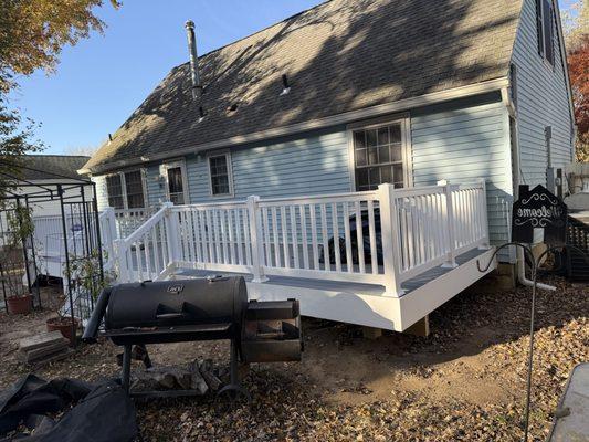 Right side of the deck