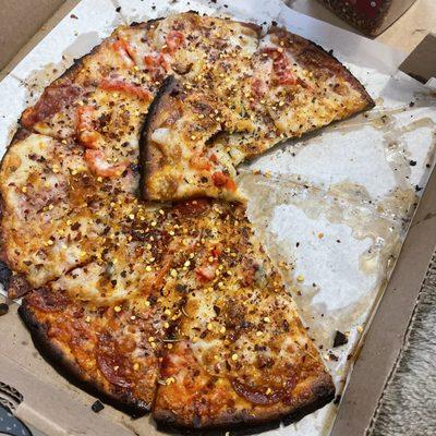 Busted Knuckle pizza on cauliflower crust!