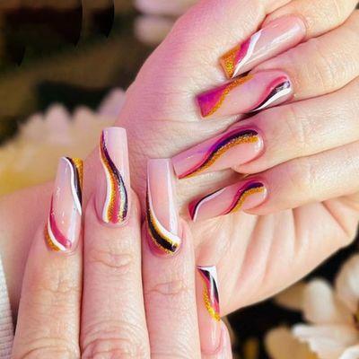 Experience beautiful nails that shine with elegance at Vip Nails Spa