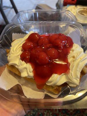 CHERRY BELGIAN WAFFLE