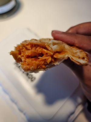 Chicken fajita empanada