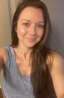 Always Glowing with her natural tan!