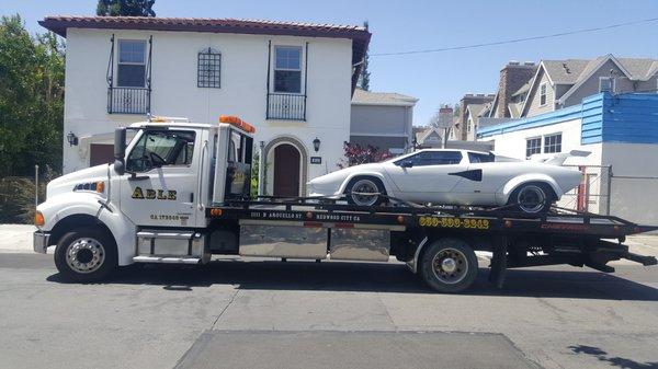 We tow all cars with the same care & courtesy we used on this Lamborghini!