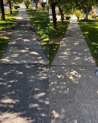 Sidewalk transformation in Midtown