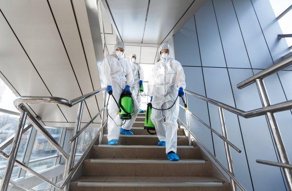 Commercial Facility Cleaning and Disinfecting Service