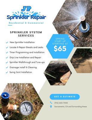 JP Sprinkler Repair