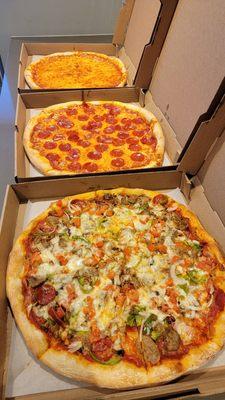 The Boss. Pepperoni. Cheese.