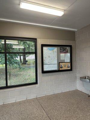 Inside the rest area