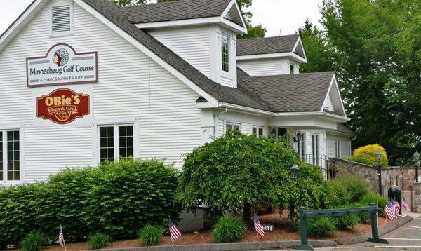 Flags in Honor of Memorial Day at Pro Shop & Restaurant Minnechaug Golf Course
