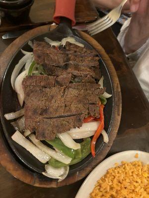 Dry and Cold fajitas