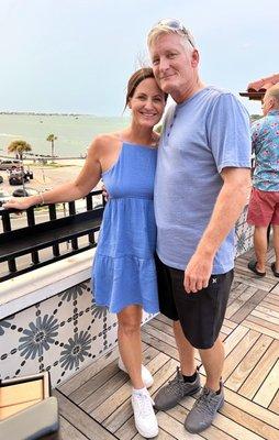 Loved "River & Fort" for dinner then enjoyed their rooftop bar, new place walking distance from the Inn.