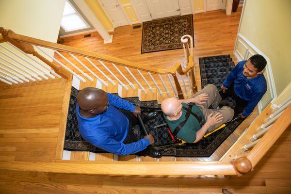 we use stair chairs for steps