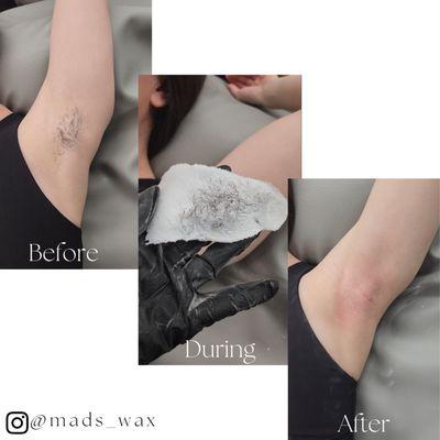 Underarm wax!