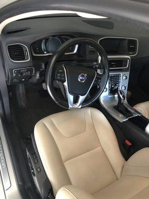 Interior of 2018 Volvo S60