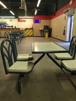 The restaurant ambiance.