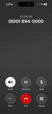 I heard their hold song 274 times in my 2+ hours on hold.....only to then be disconnected. For the 2ND time.