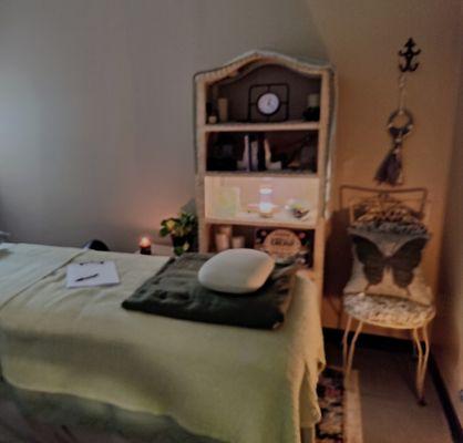 Soothing spa room to help you relax.