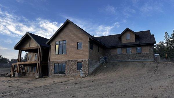 Custom home that took us over 3 months to complete the full interior paint/stain