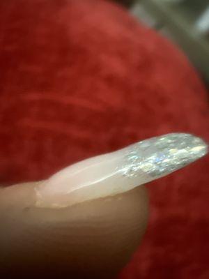 Worst set of nails & paper thin!