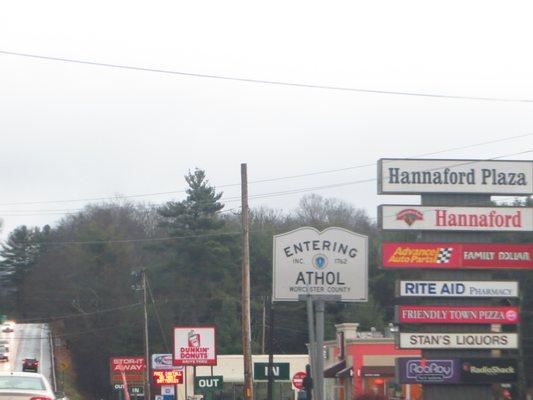 Entering Athol, Mass.