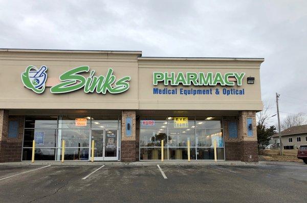 Sinks Pharmacy Rolla South exterior