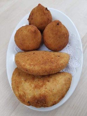 Thicken boll and Risolis(Brazilian specialty)