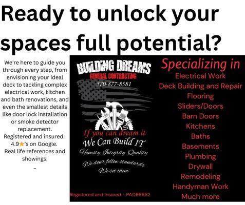 Building Dreams General Contracting