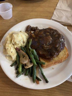 Hamburger Steak meal