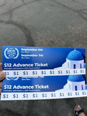 Got my ticket at will call..