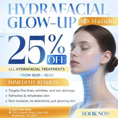 HYDRAFACIAL GLOW-UP AT HARUHI HEAD SPA