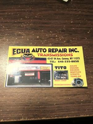 Ecua Auto Repair Inc