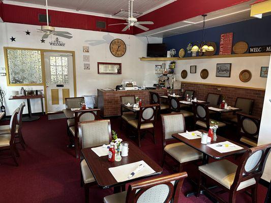 Old school local small town diner vibe!