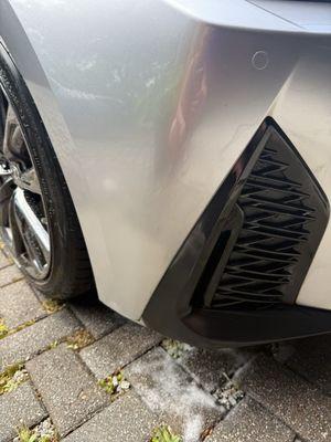 Wrong paint color and poor work