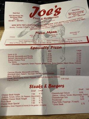 Joe's Pizza West End