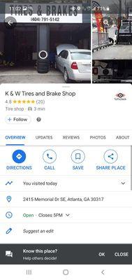 Kw Tires & Brakes