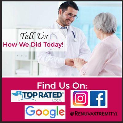 I got an email like this to leave a review, really cool!