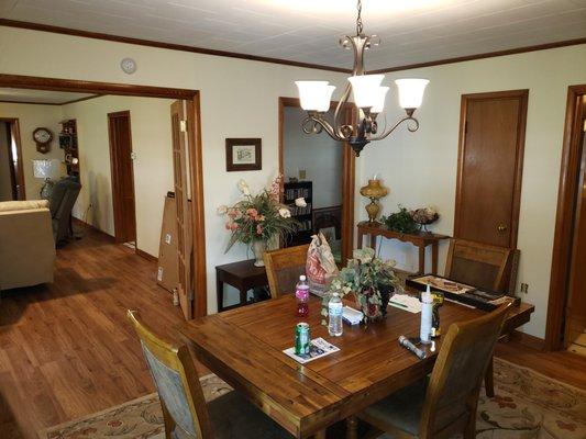 Splash of color painting