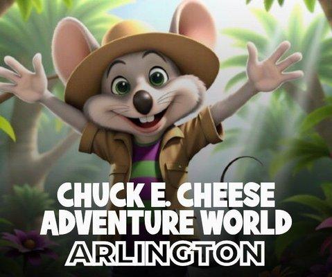 Chuck E. Cheese Arlington - Opened November 13th 2025 - business and info added 11.11.25 - photo via site