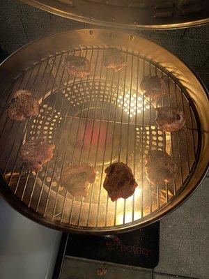 chicken thighs cooking fast on my 380X